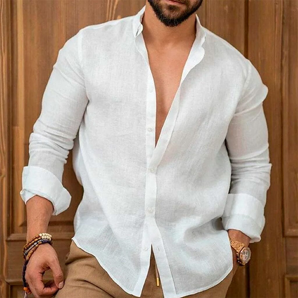Camisa de Linho Premium Hombre (100% Linho)