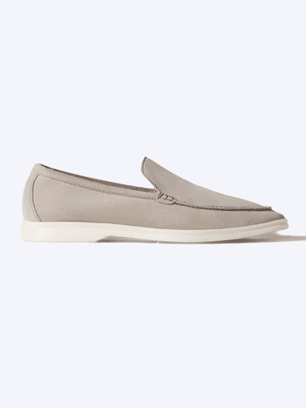 Mocassim Loafer Masculino Alvo Club Cinza Claro