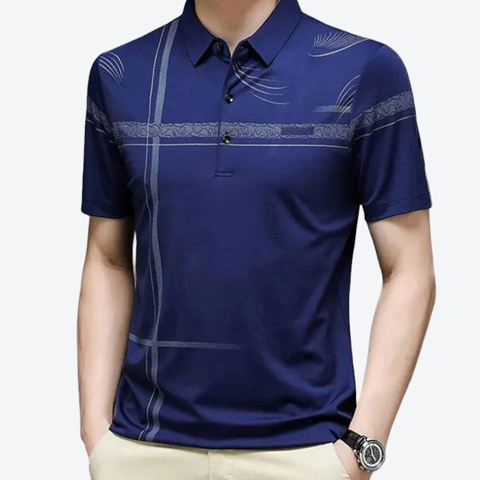 Camisa Polo Masculina Design Cruzada