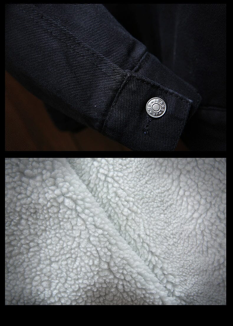 Jaqueta Jeans Masculina Alvo Forrada em Lã