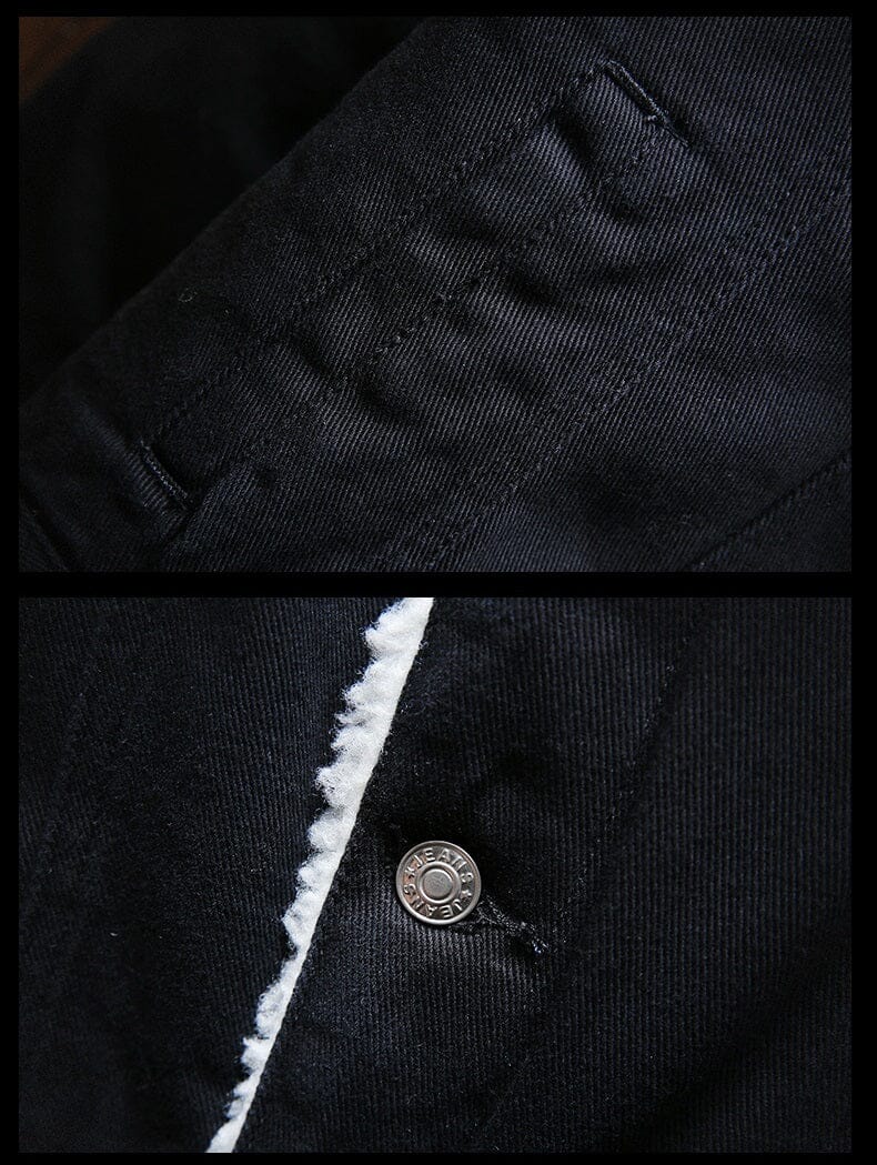 Jaqueta Jeans Masculina Alvo Forrada em Lã