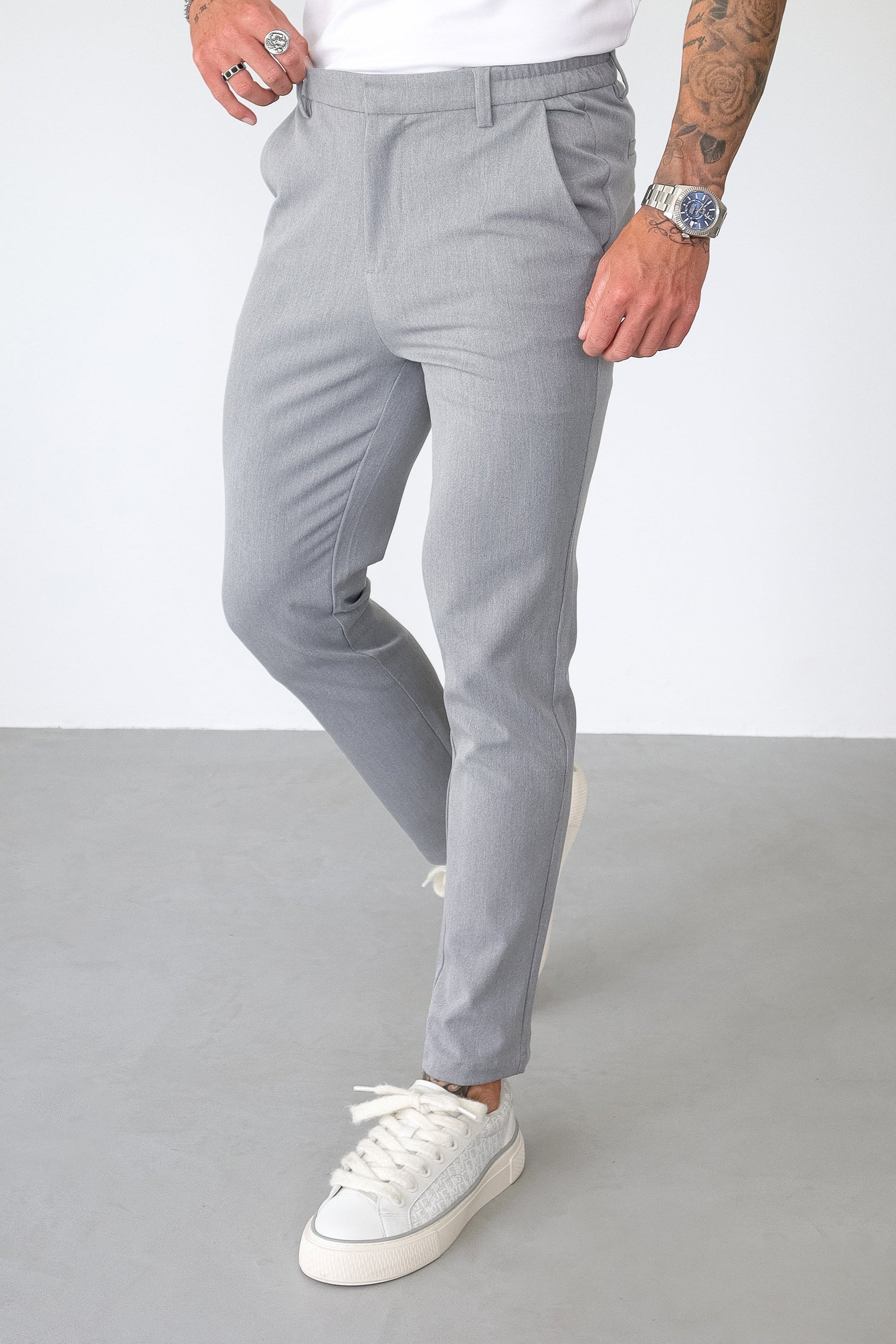 Calça Social Masculina de Santis Alvo
