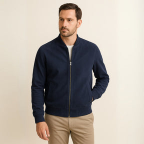 Jaqueta Masculina de Camurça Old Money Renoir