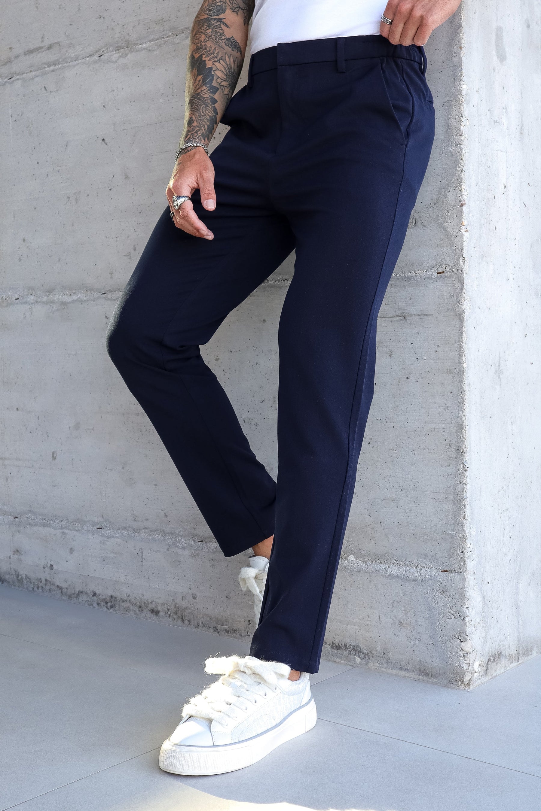 Calça Social Masculina de Santis Alvo