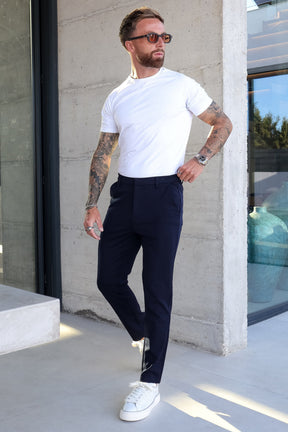 Calça Social Masculina de Santis Alvo