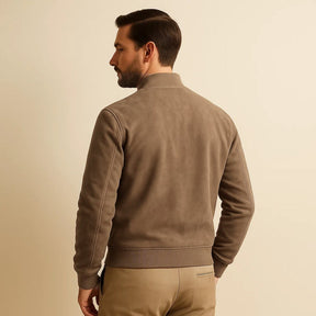 Jaqueta Masculina de Camurça Old Money Renoir