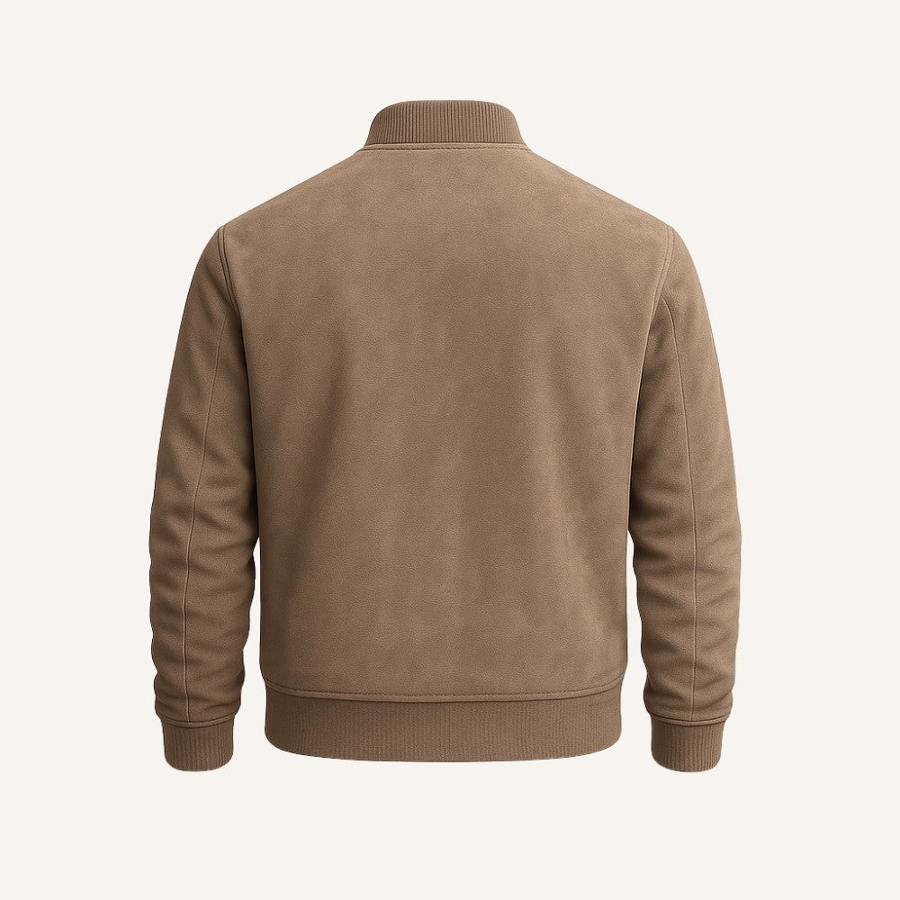 Jaqueta Masculina de Camurça Old Money Renoir