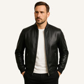 Jaqueta Masculina de Couro Gran Nero