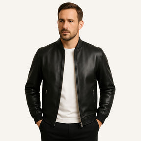 Jaqueta Masculina de Couro Gran Nero